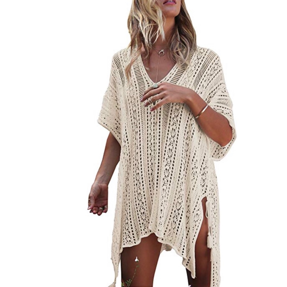 ✦NWT Knitted Beach Dress Swim Coverup✦ - Picture 3 of 3